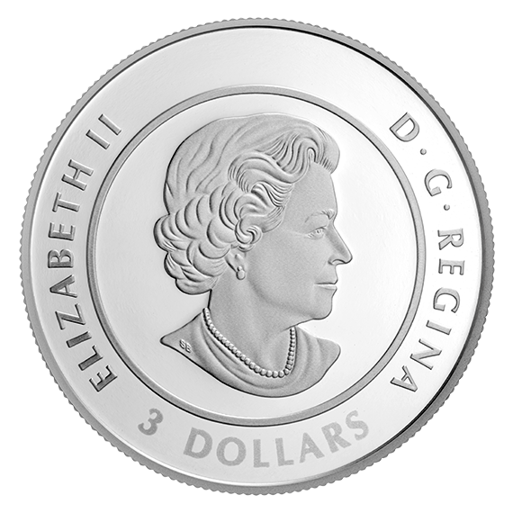 Celebration of Love – Pure Silver Coin made with Heart-Shaped Swarovski® Crystal