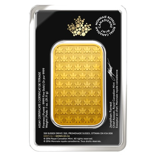 1 OZ Royal Canadian Mint Gold Bar