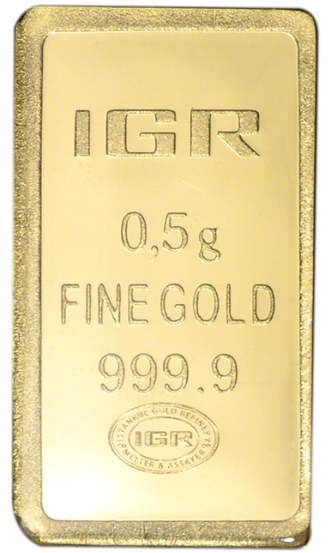 0.5 gram IGR Gold Bar