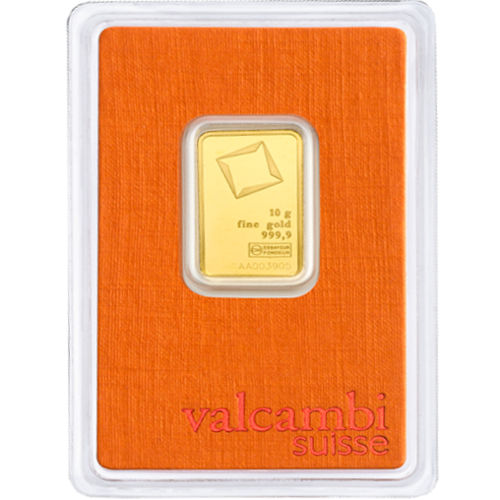 10 gram Valcambi Gold Bar