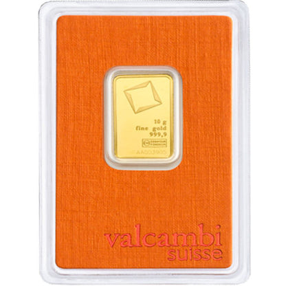 10 gram Valcambi Gold Bar