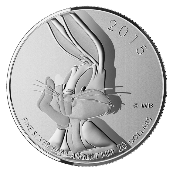 $20 Fine Silver Coin – Bugs Bunny 2015