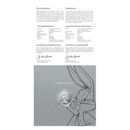 $20 Fine Silver Coin – Bugs Bunny 2015