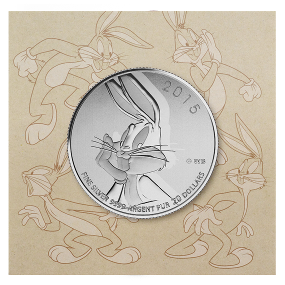 $20 Fine Silver Coin – Bugs Bunny 2015