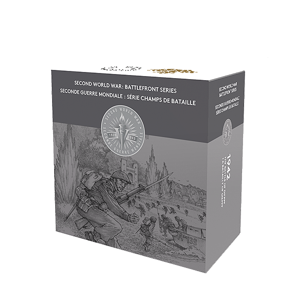 1 oz. Pure Silver Coin - Second World War Battlefront: The Battle of Dieppe