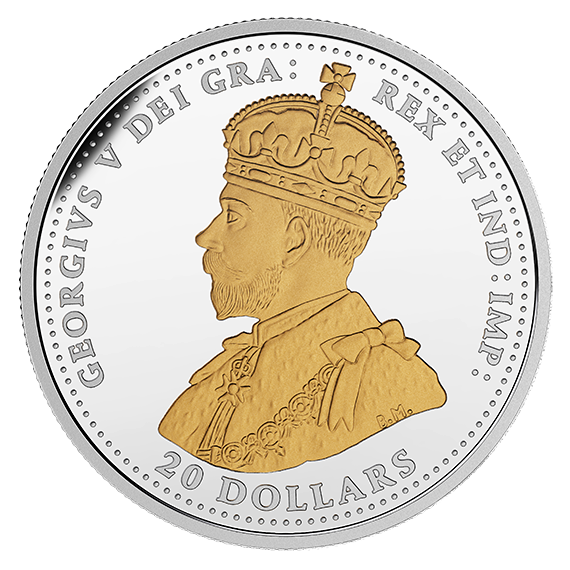 The Battle of Vimy Ridge - 1 oz. Pure Silver Selectively Gold-Plated Coin: First World War Battlefront Series