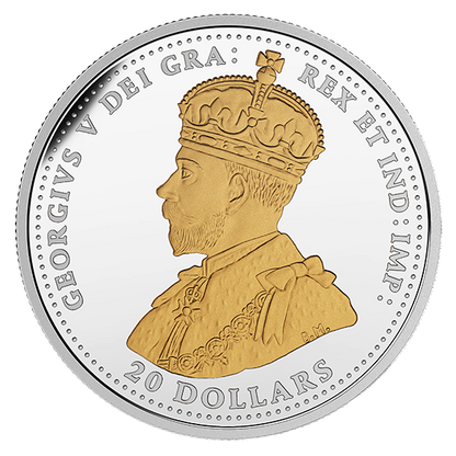 The Battle of Vimy Ridge - 1 oz. Pure Silver Selectively Gold-Plated Coin: First World War Battlefront Series