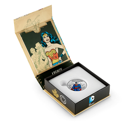 1/2 oz. Fine Silver Coloured Coin - DC Comics™ Originals: Legacy