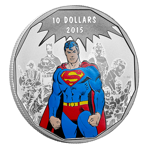 1/2 oz. Fine Silver Coloured Coin - DC Comics™ Originals: Legacy