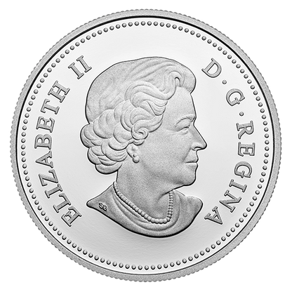 1 oz. Fine Silver Coloured Coin – Landscape Illusion: Mountain Goat –