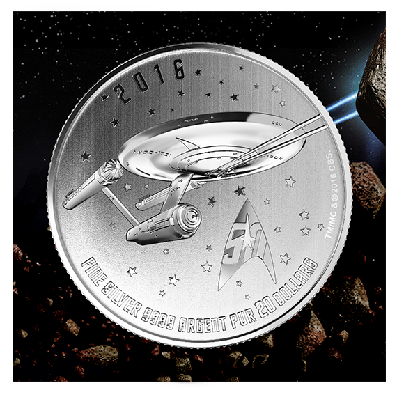 $20 Fine Silver Coin – Star TrekTM: Enterprise (2016)