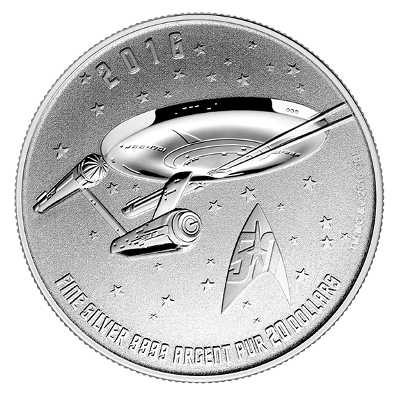 $20 Fine Silver Coin – Star TrekTM: Enterprise (2016)