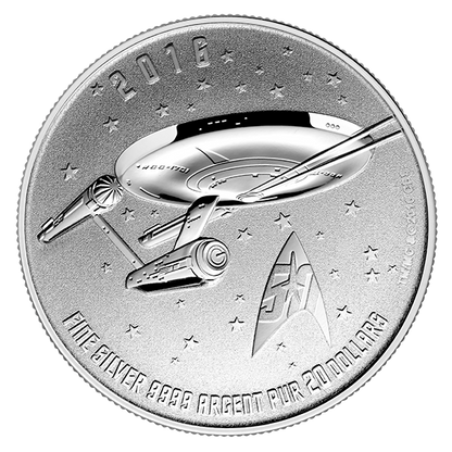 $20 Fine Silver Coin – Star TrekTM: Enterprise (2016)