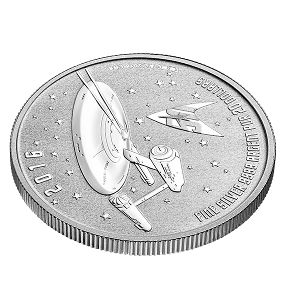 $20 Fine Silver Coin – Star TrekTM: Enterprise (2016)