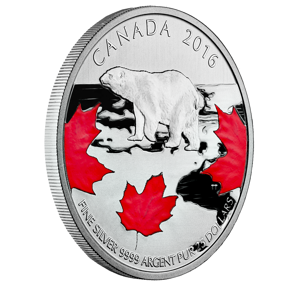 1/4 oz 2016 True North Fine Silver Coin