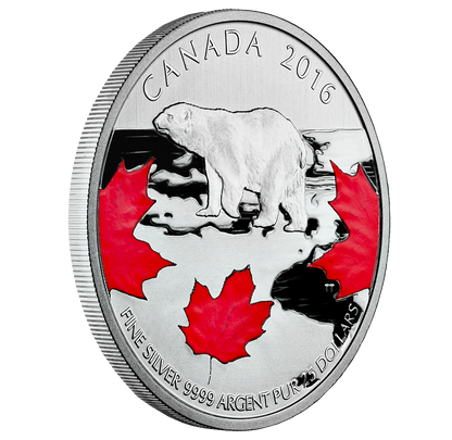 1/4 oz 2016 True North Fine Silver Coin