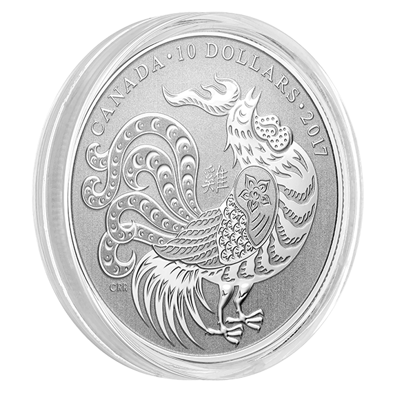 1/2 oz. Pure Silver Coin – Year of the Rooster
