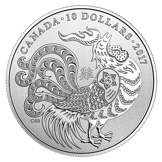 1/2 oz. Pure Silver Coin – Year of the Rooster