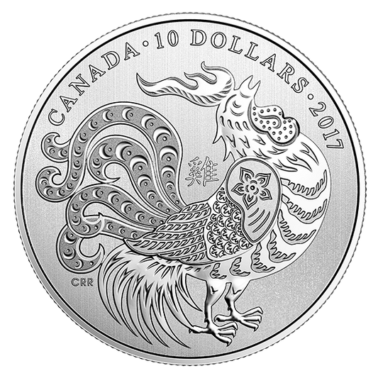 1/2 oz. Pure Silver Coin – Year of the Rooster