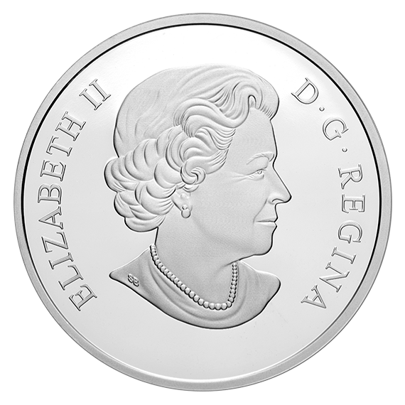 1 oz. Pure Silver Coin – Paw Prints on the Edge: Polar Bear