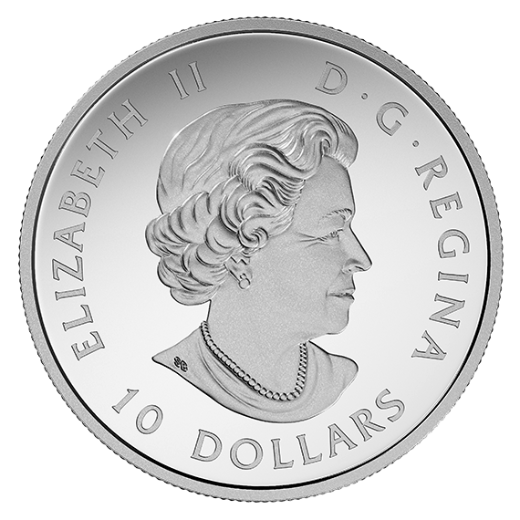 1/2 oz. Pure Silver Coloured Coin – Celebrating Canada's 150th Coin Series: Float Planes on the Mackenzie River