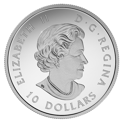 1/2 oz. Pure Silver Coloured Coin – Celebrating Canada's 150th Coin Series: Float Planes on the Mackenzie River