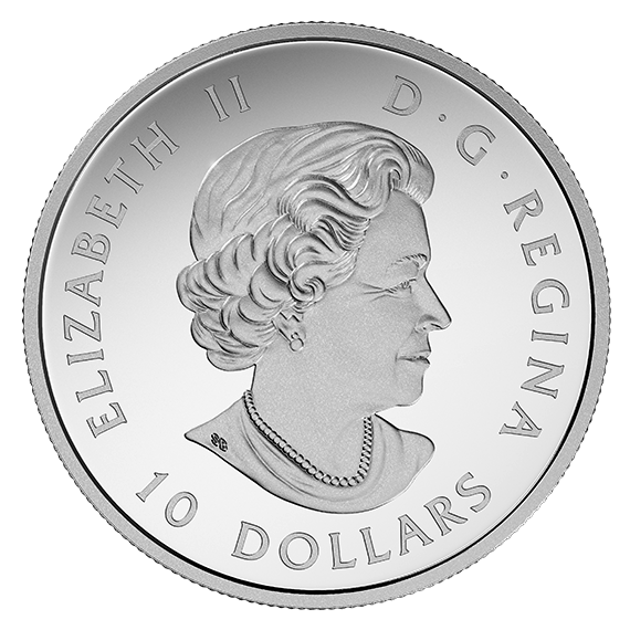 1/2 oz. Pure Silver Coloured Coin - Celebrating Canada's 150th Coin Series: Iceberg at Dawn
