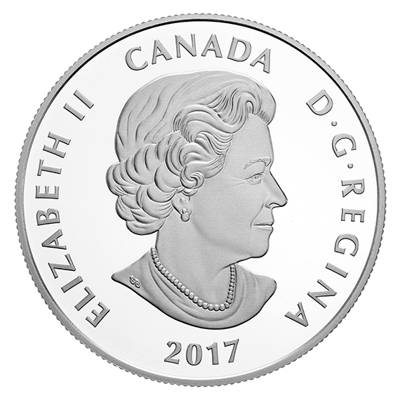 1/2 oz. Pure Silver Coloured Coin - Birds Among Nature's Colours: Chickadee