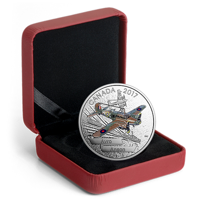 1 oz. Pure Silver Coloured Coin – Aircraft of The Second World War: Avro Anson