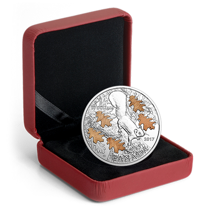 1 oz. Pure Silver Coin – The Nutty Squirrel and the Mighty Oak