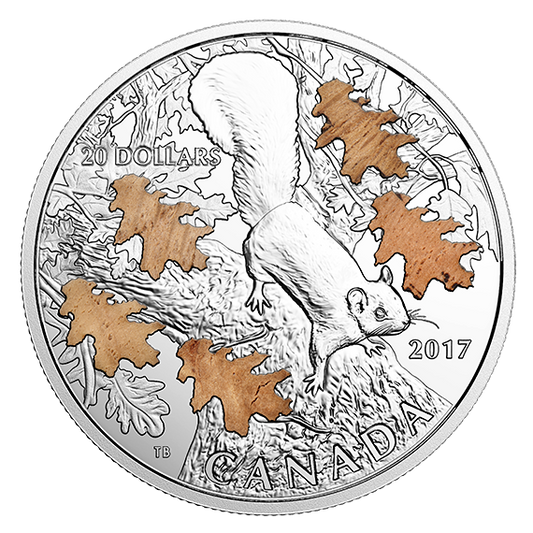 1 oz. Pure Silver Coin – The Nutty Squirrel and the Mighty Oak