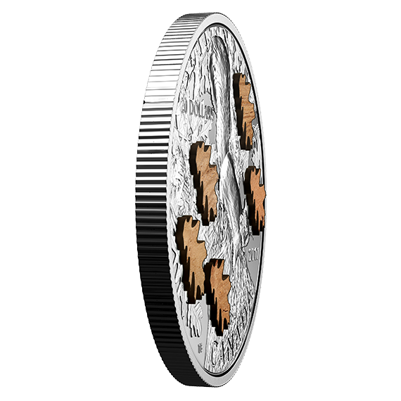 1 oz. Pure Silver Coin – The Nutty Squirrel and the Mighty Oak