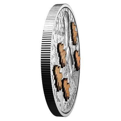 1 oz. Pure Silver Coin – The Nutty Squirrel and the Mighty Oak