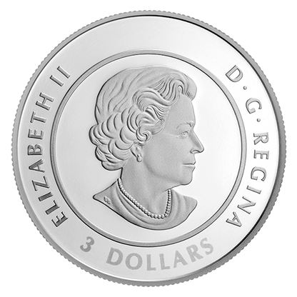 Celebration of Love – Pure Silver Coin made with Heart-Shaped Swarovski® Crystal