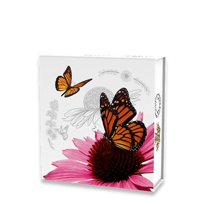 Celebration of Love – Pure Silver Coin made with Heart-Shaped Swarovski® Crystal