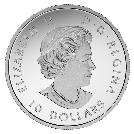 1/2 oz. Pure Silver Coloured Coin - Iconic Canada: The Beaver