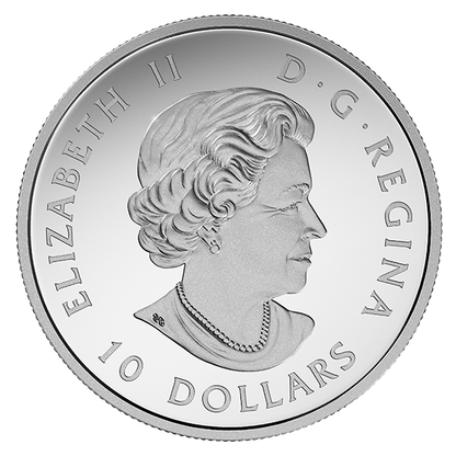 1/2 oz. Pure Silver Coloured Coin - Iconic Canada: The Beaver