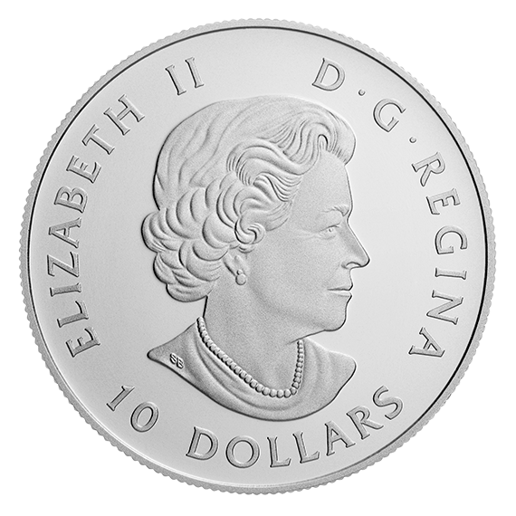 1/2 oz. Pure Silver Coloured Coin - Iconic Canada: Spring Sightings