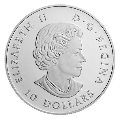 1/2 oz. Pure Silver Coloured Coin - Iconic Canada: Spring Sightings