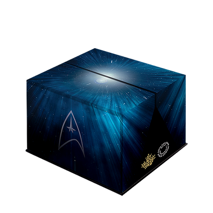 Star Trek™: Five Captains - 2 oz. Pure Silver Coloured Glow-in-the-Dark Coin