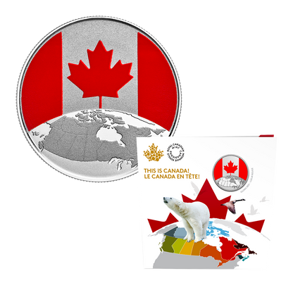 This is Canada! Pure Silver Glow-in-the-Dark Coin