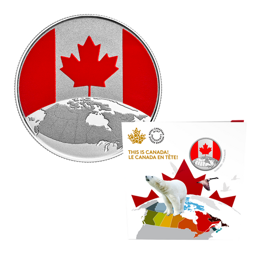 This is Canada! Pure Silver Glow-in-the-Dark Coin