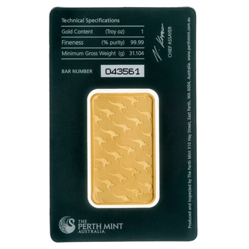 1 OZ Perth Mint Gold Bar