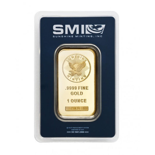1 OZ Sunshine Mint Gold Bar