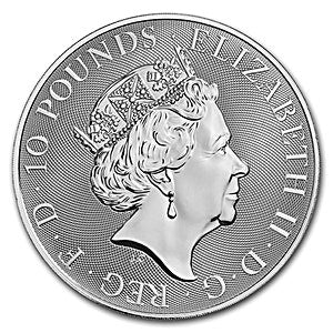 10 OZ British Royal Mint Silver Coin
