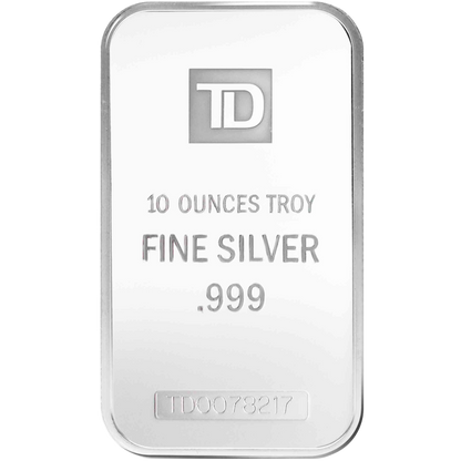 10 OZ TD bank Silver Bar