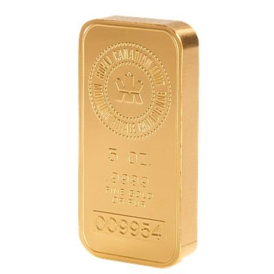 5 OZ PAMP Suisse & Perth Mint Gold Bar