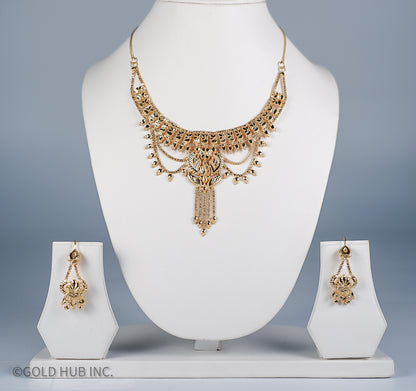 22 K. Pure Gold Traditional Wedding Set