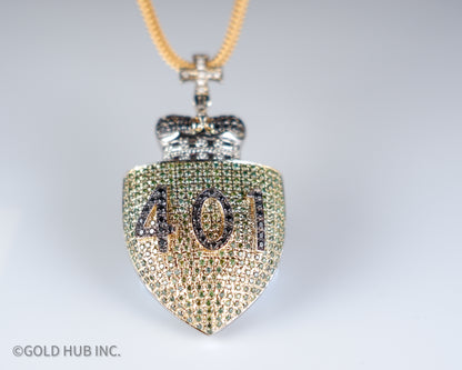 The King's Highway Four-oh-one (401) Pendant