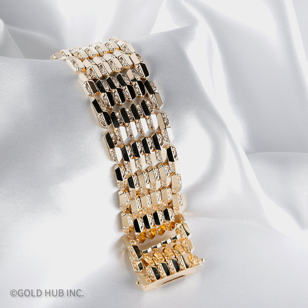 18 K. Gold, Chain Link Bracelet